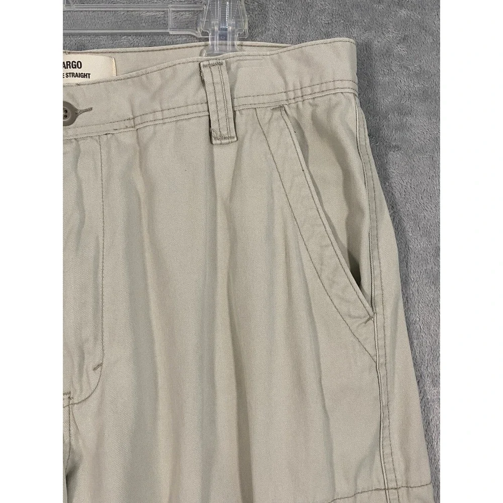 Levi's Cargo Pants‎ W36 L34 Tan Loose Straight Khaki Utility Y2K Skater *READ*